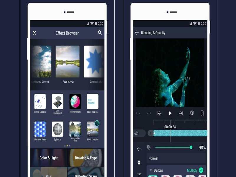 Alight Motion Pro Apk sở hữu hiệu ứng nền độc đáo