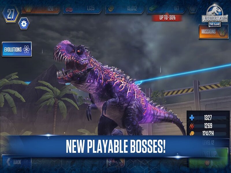 Leo rank và đánh boss tại Hack Jurassic World