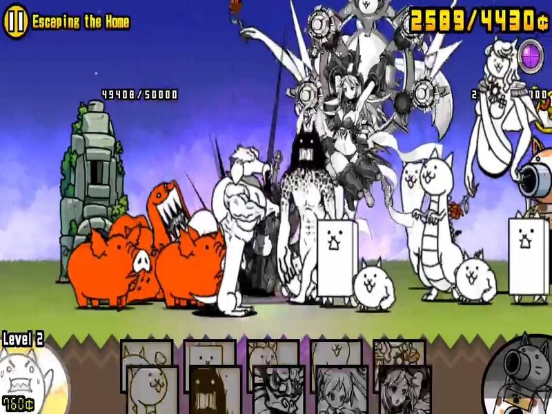 Nhân vật trong game Mod The Battle Cats không giới hạn ở những con mèo