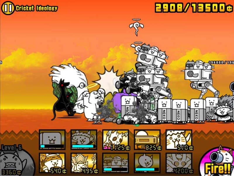Xây dựng đội hình mèo đa dạng nhằm tăng phần thắng trong Mod The Battle Cats