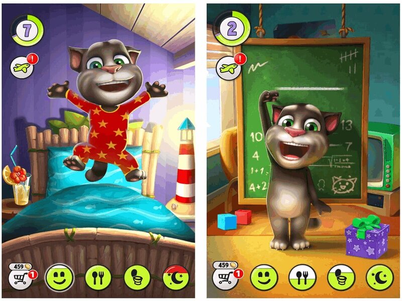 Chăm sóc chú mèo tinh nghịch trong My Talking Tom Mod Apk