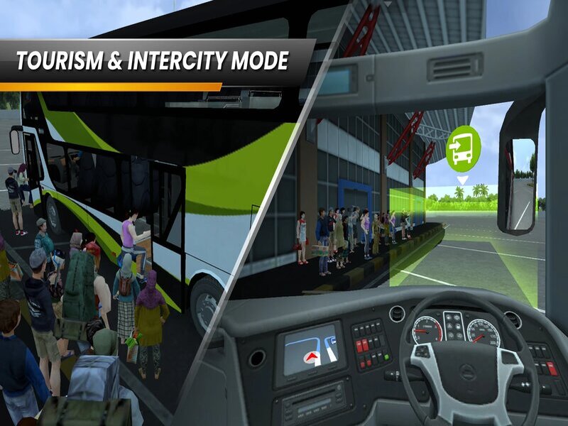 Bus Simulator Indonesia Mod Apk với gameplay trực quan