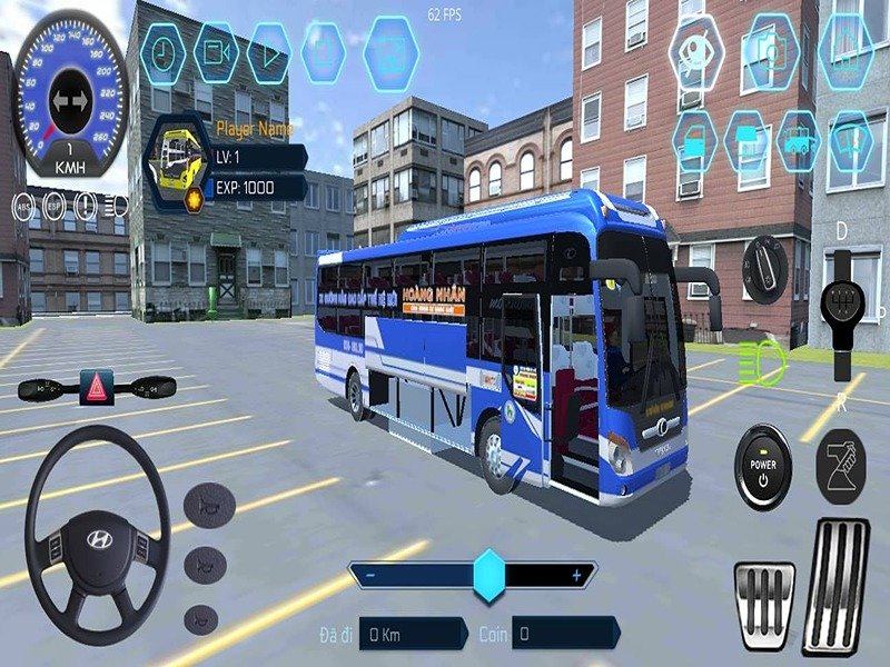 Điều khiển xe chân thực của Bus Simulator Vietnam