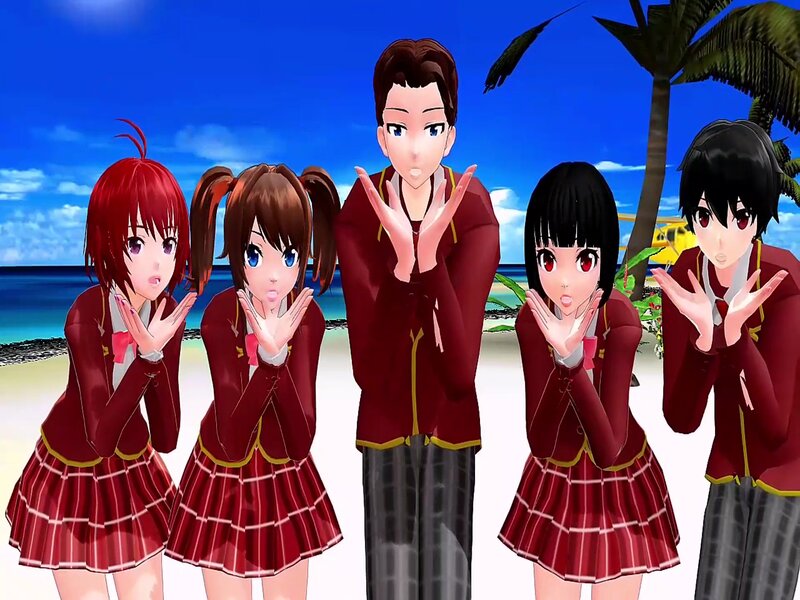Game Play Của Sakura School Simulator Mod Tùy Chỉnh Nhân Vật