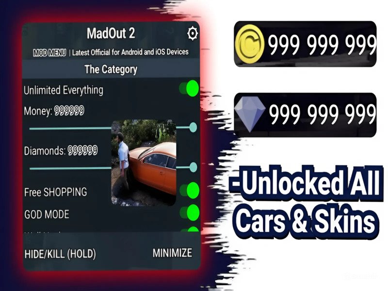 Gameplay độc đáo của game MadOut2 Mod APK