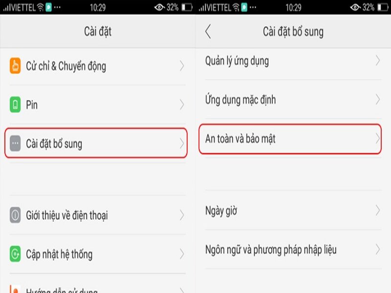 Hướng dẫn cài đặt trên android