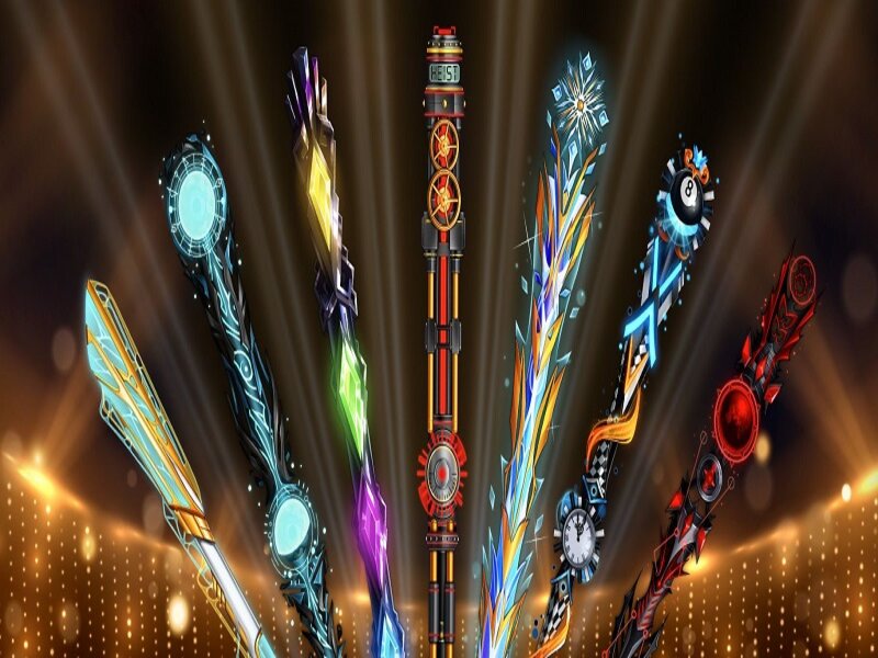 Tính Năng Mở Khóa Các Gậy Của 8 Ball Pool Mod APK
