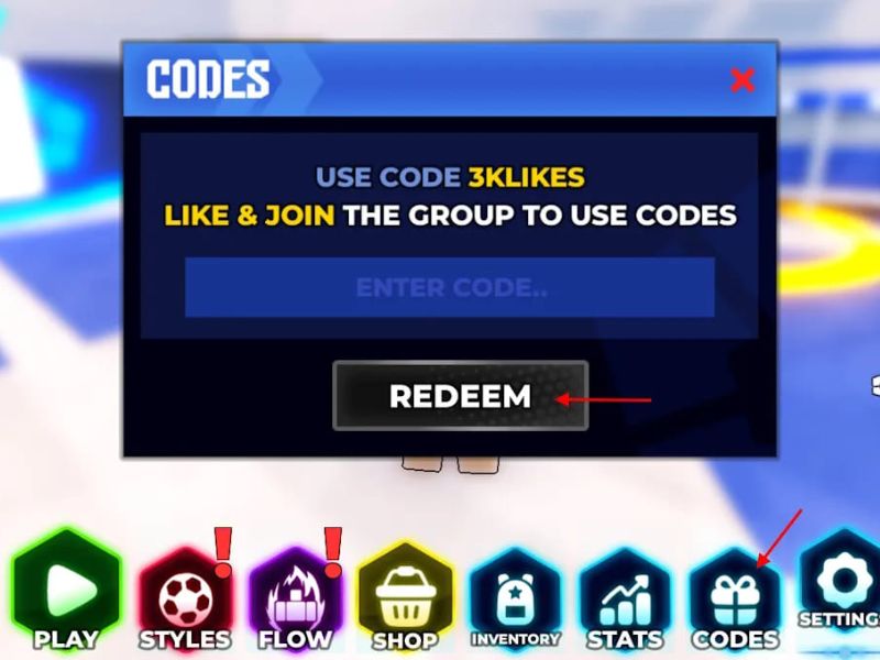 Các Cách Nhập Mã Code Blue Lock Rivals