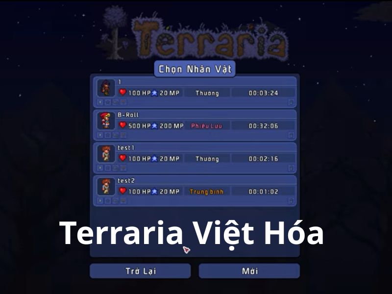 Việt Hóa Trong Terraria Mod Apk