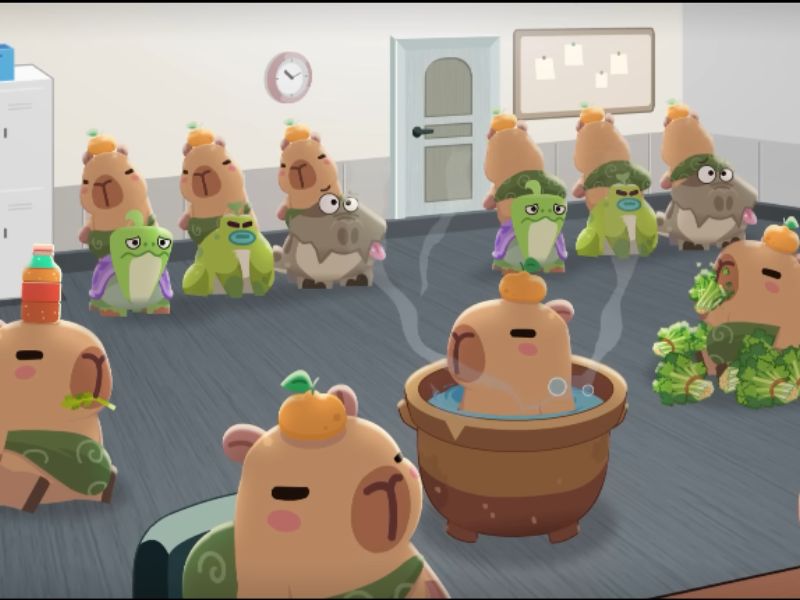 Nhập vai Capybara trong Capybara Go