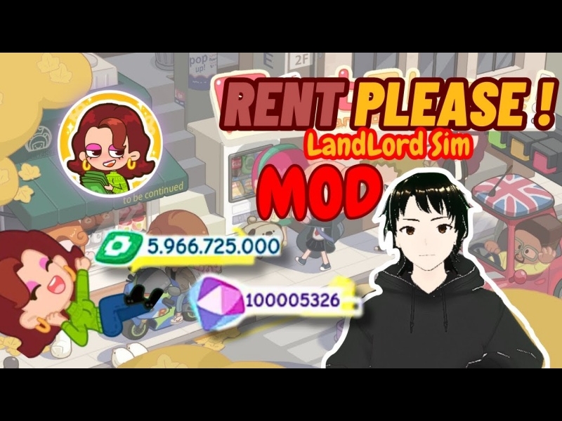 Full vàng và kim cương trong Rent Please Landlord Sim Mod