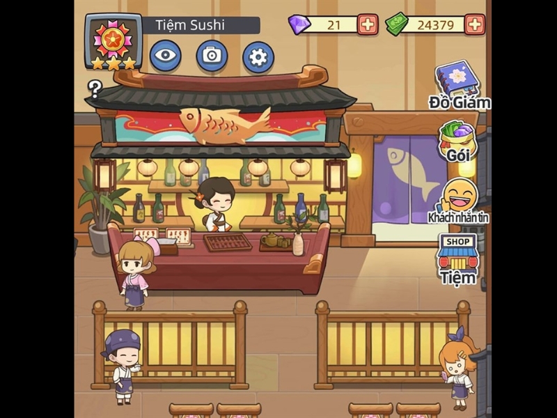 Trải nghiệm quản lý tiệm sushi với Hack Tiệm Sushi Mơ Ước 