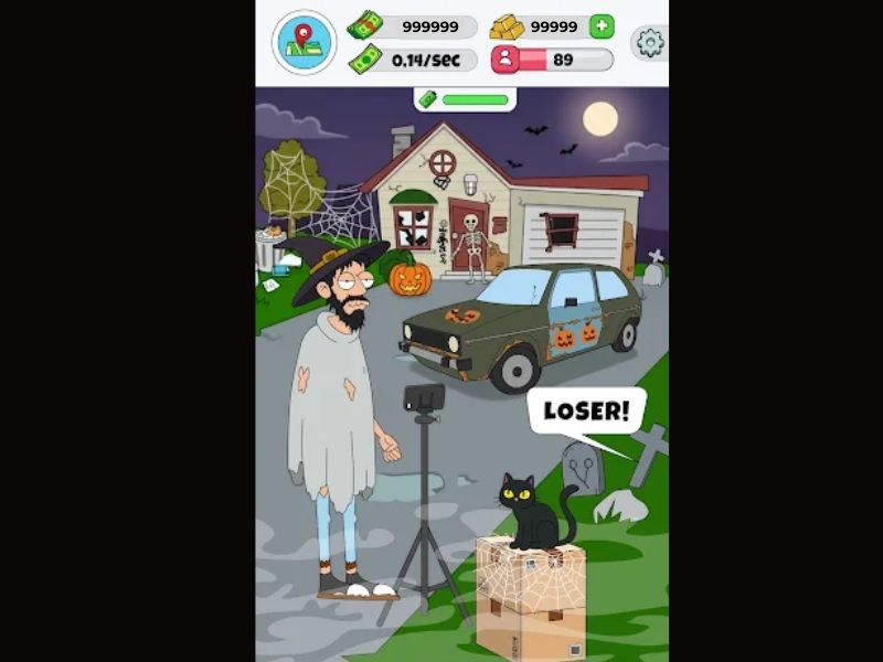Vô hạn tiền với Hack Lamar Idle Vlogger