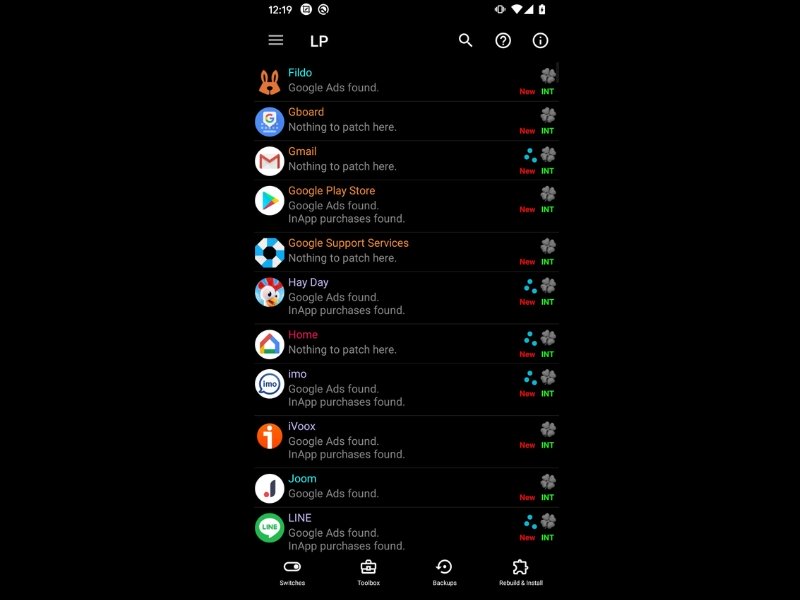 Nhận Ứng Dụng Trả Phí Miễn Phí với Lucky Patcher APK